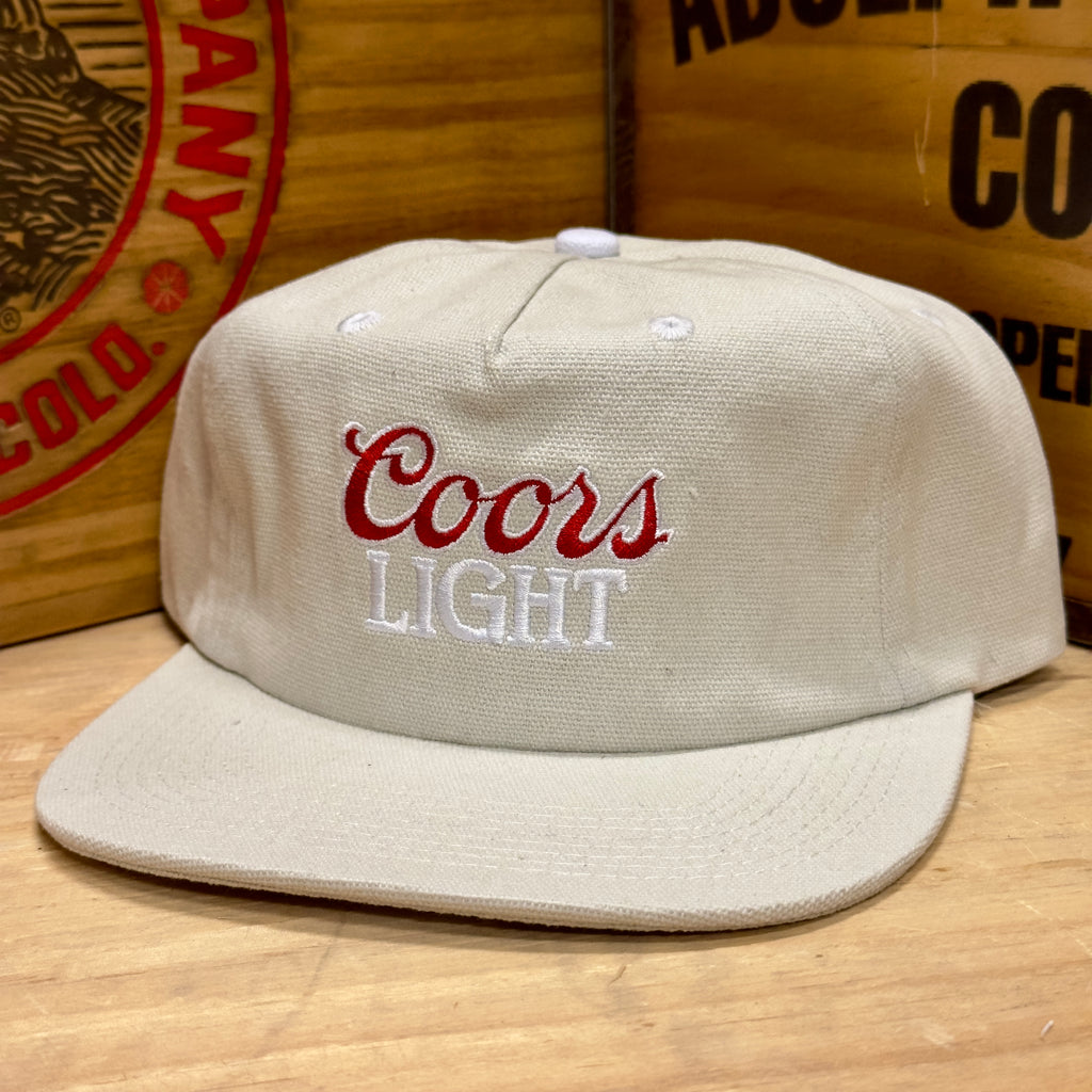 Coors Light 5 Panel Mid Pro Canvas Unstructured Hat