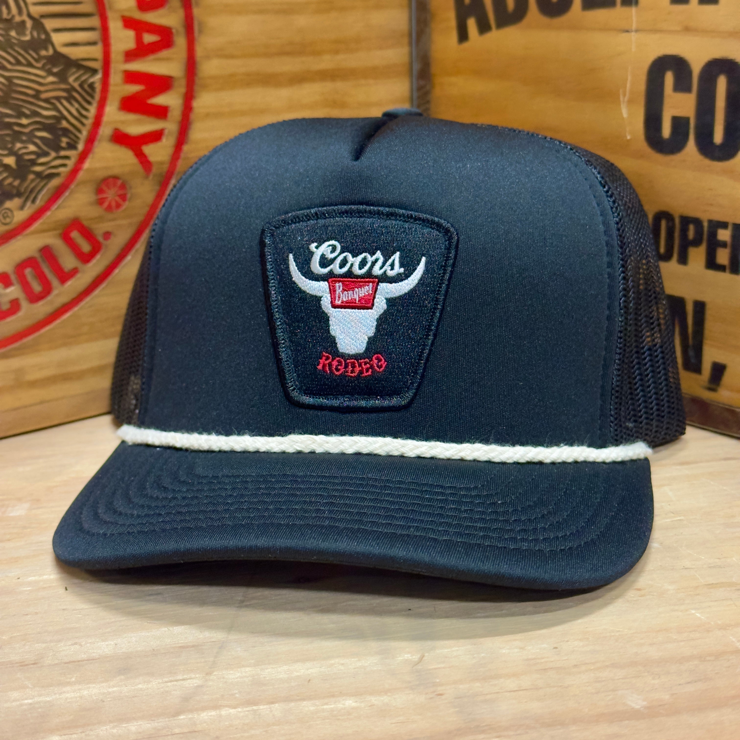 Coors Banquet Rodeo 5 Panel Mid Pro Foam Trucker Hat