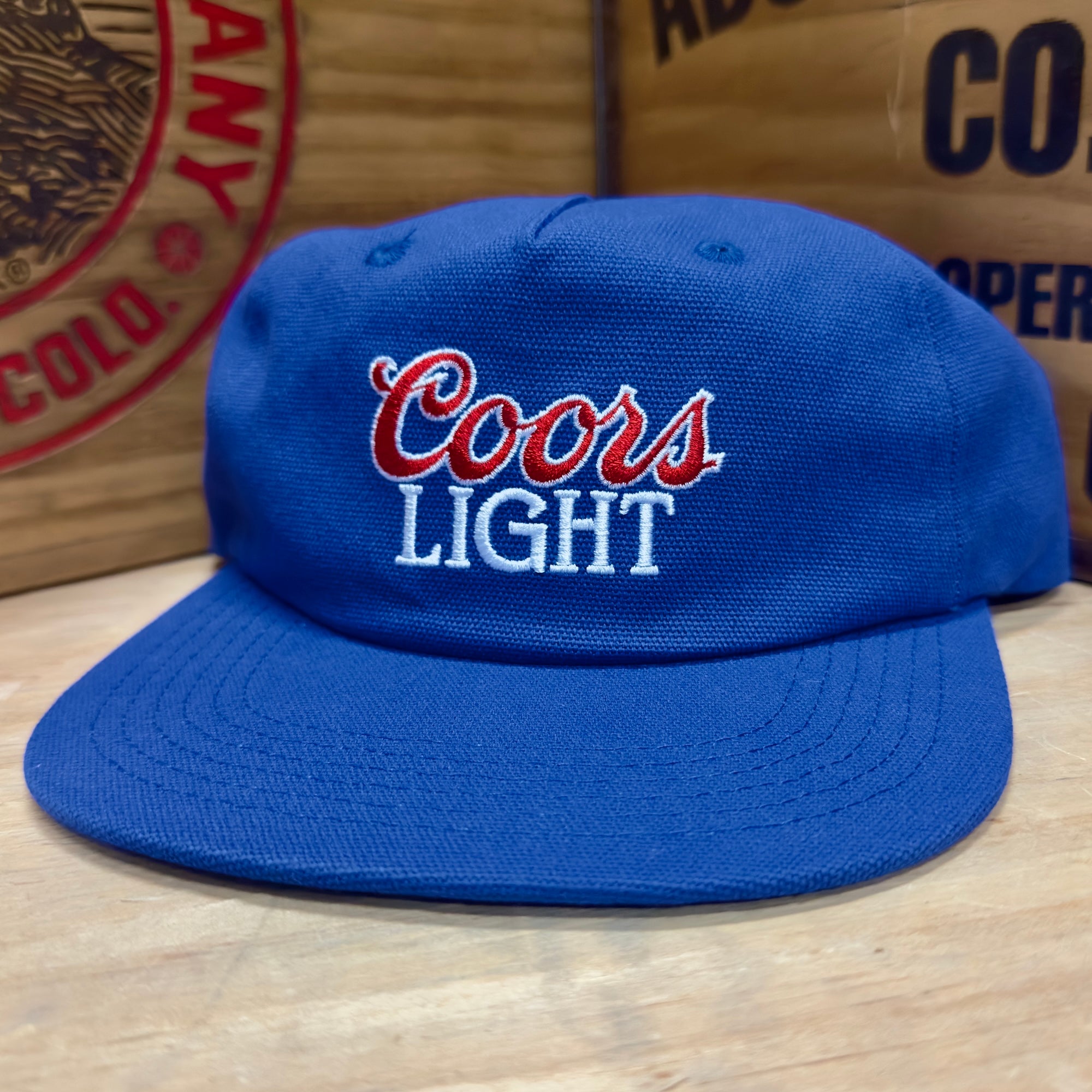 Coors Light 5 Panel Mid Pro Canvas Unstructured Hat
