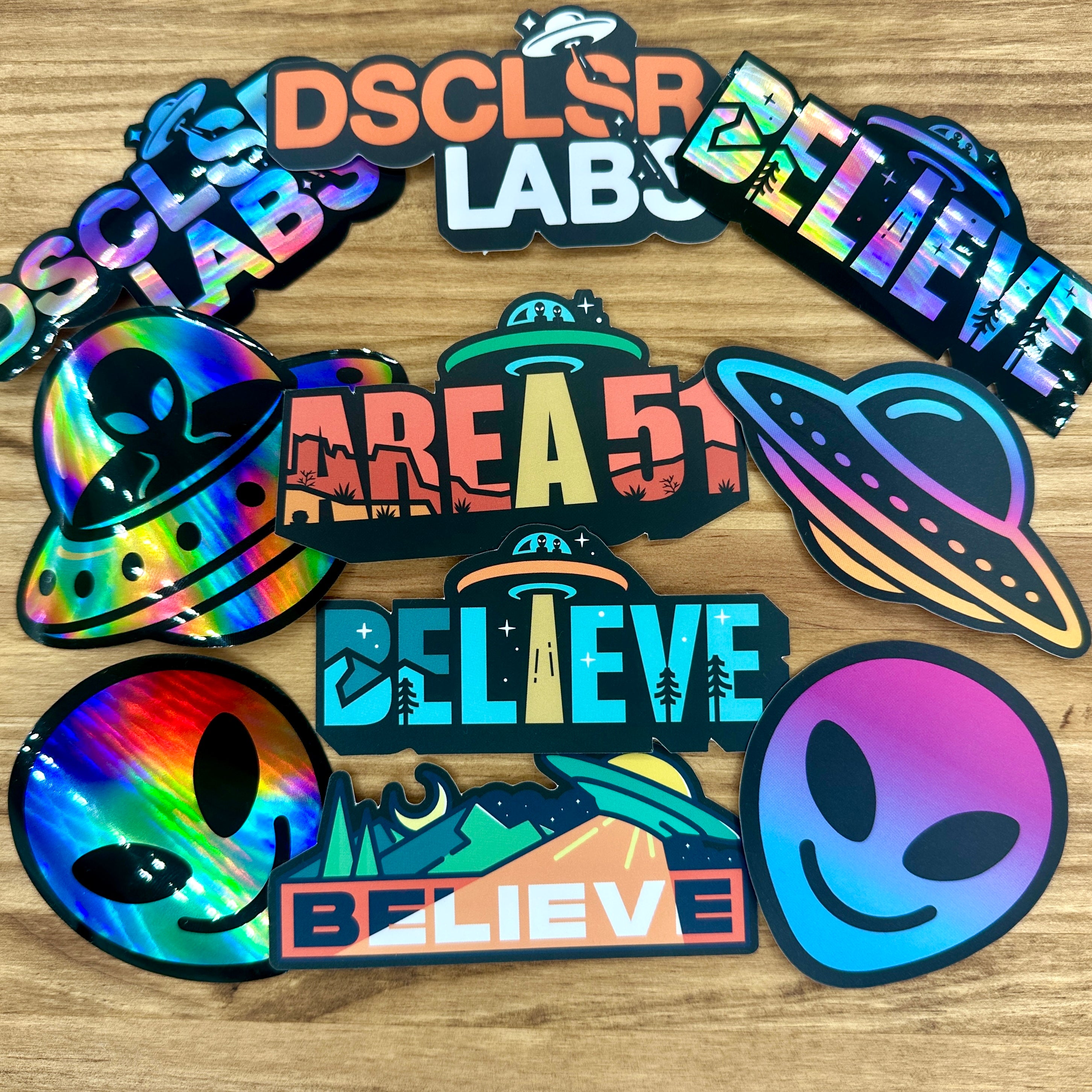 Disclosure Labs UFO Sticker Pack