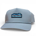 Colorado Timberline 5 Panel Laser Mesh Hat - Grey