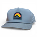 Colorado Summit 5 Panel Laser Mesh Hat - Grey/Dark Grey