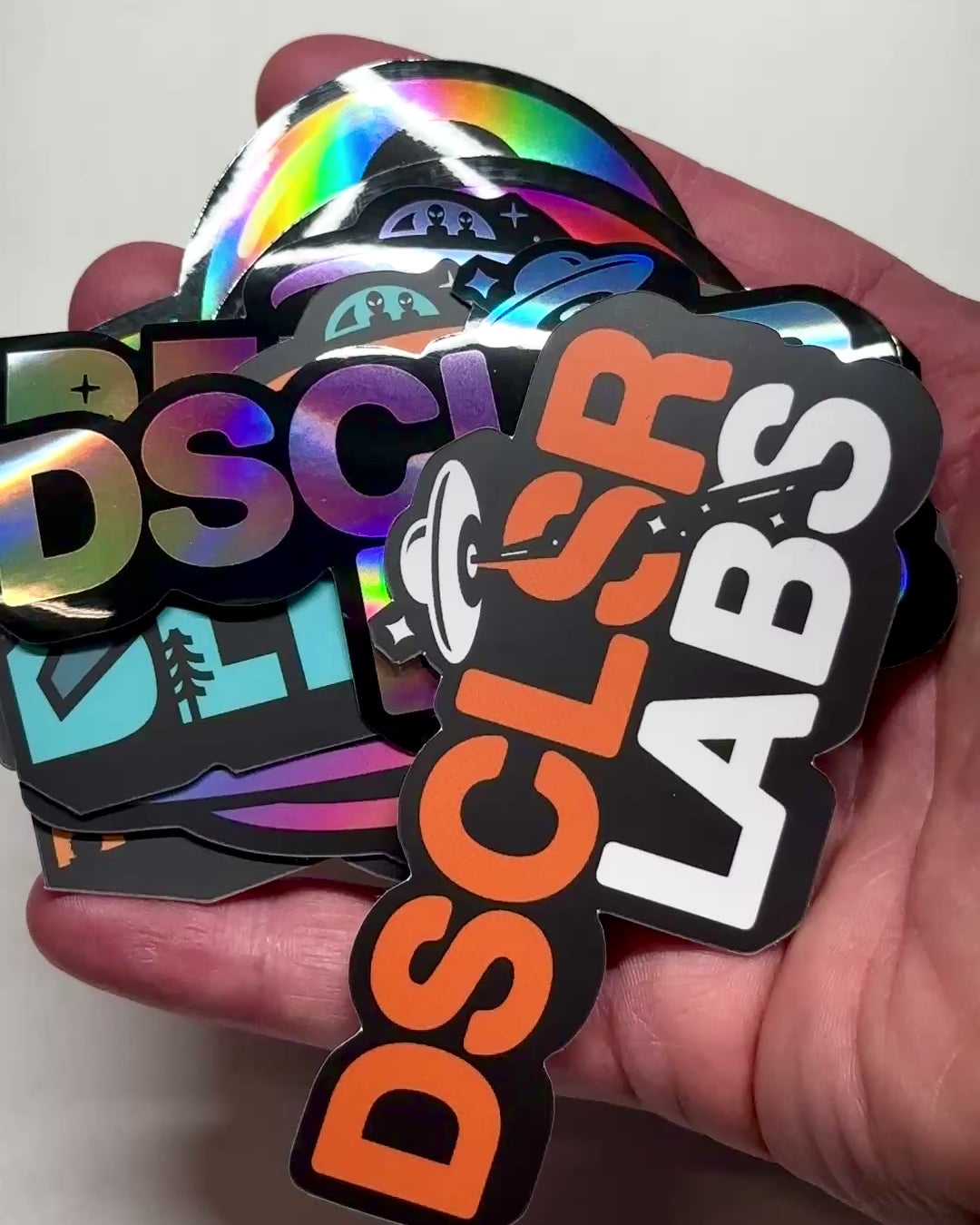 $10 Disclosure Labs UFO Sticker Pack - $1 Shipping